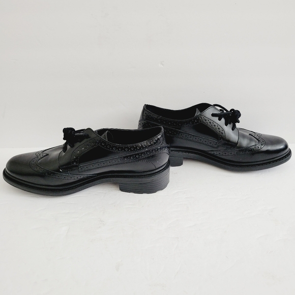 NEW Geox Walk Pleasure Black Lace-up Loafers Size 7 - Picture 3 of 10